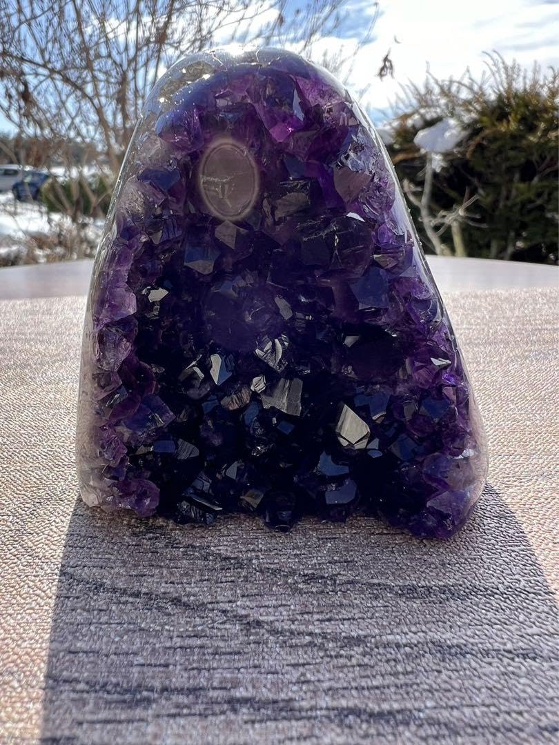A455 高品質アメジストドーム パワーストーン 紫水晶 天然石 置き物 A455 高品質アメジストドーム パワーストーン 紫水晶 天然石 置き物