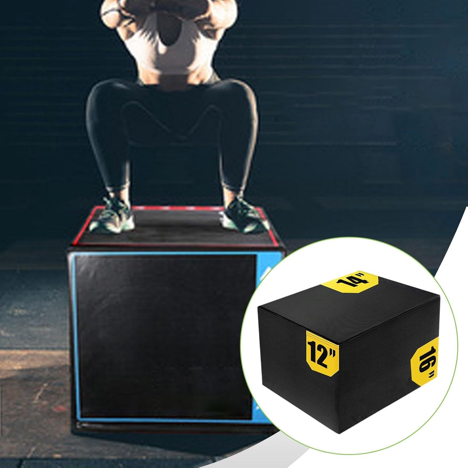 ジャンプボックス バランストレーニング トレーニングボックス 耐摩耗性 フィットネスボックス 簡単設置 エクサボックス 快適使用 ホ