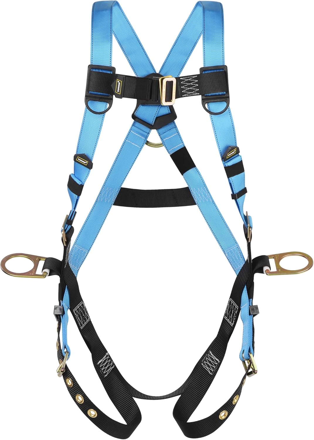 Ironwear 2125 Full-Body Harness w/ 3 D-Rings & Grommet Leg Straps