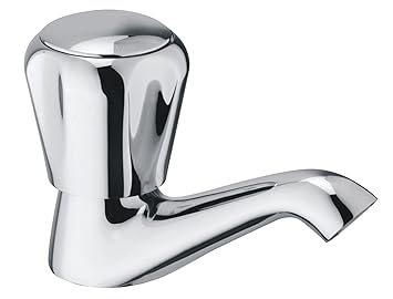 Drizzle Pillar Cock Continental Brass Chrome Plated