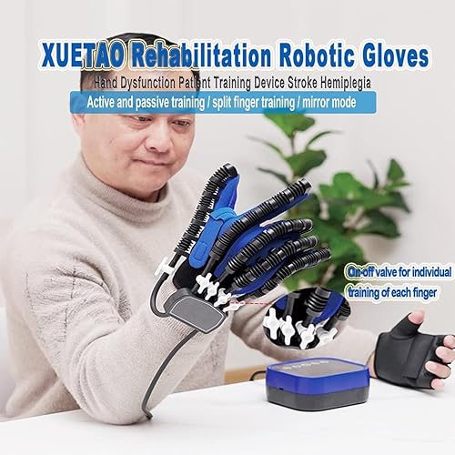 Miniatura 3 de Guantes de robot de rehabilitación para hemiplejia, función de mano, diapasón de corrección de ejercicio con pantalla táctil