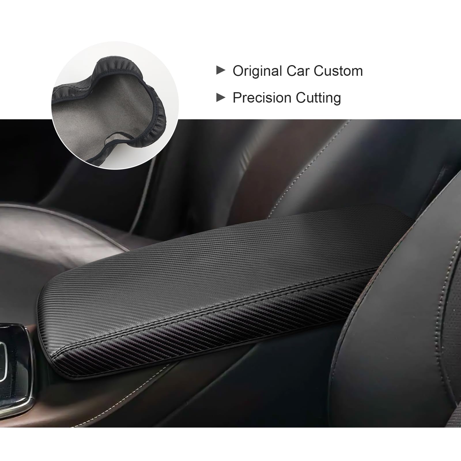 BIXUAN CX30 2024 kompatybilny z Mazda CX-30 2019 2020 2021 2022 2023 2024 2025 Pokrowiec na podłokietnik konsoli środkowej Pokrowiec na podłokietnik Osłona na podłokietnik Pokrowiec na wnętrze auta