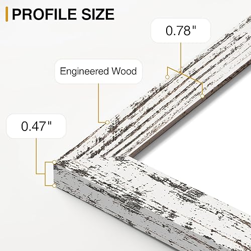 Miniatura 7 de Vittanly Juego de 10 marcos de fotos, para decoración de pared con dos marcos de fotos de 8 x 10, cuatro de 5 x 7 y cuatro de 4 x 6, juego de marcos