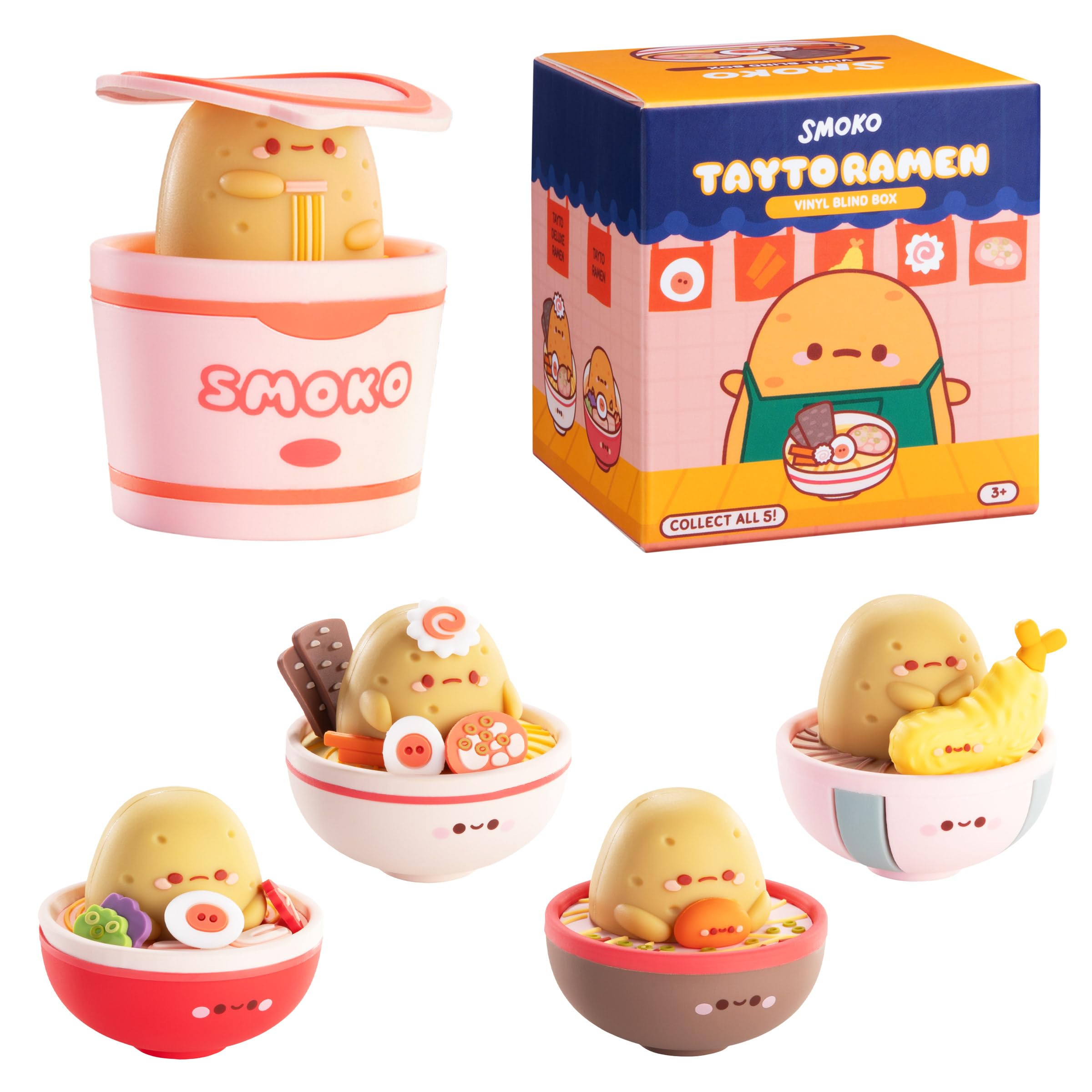 Amazon.com: Smoko Tayto Potato Ramen Blind Box : Toys & Games