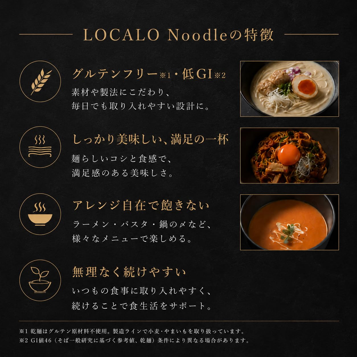 Amazon | 【お中元 ギフト包装】 低糖質 グルテンフリー麺 LOCALO