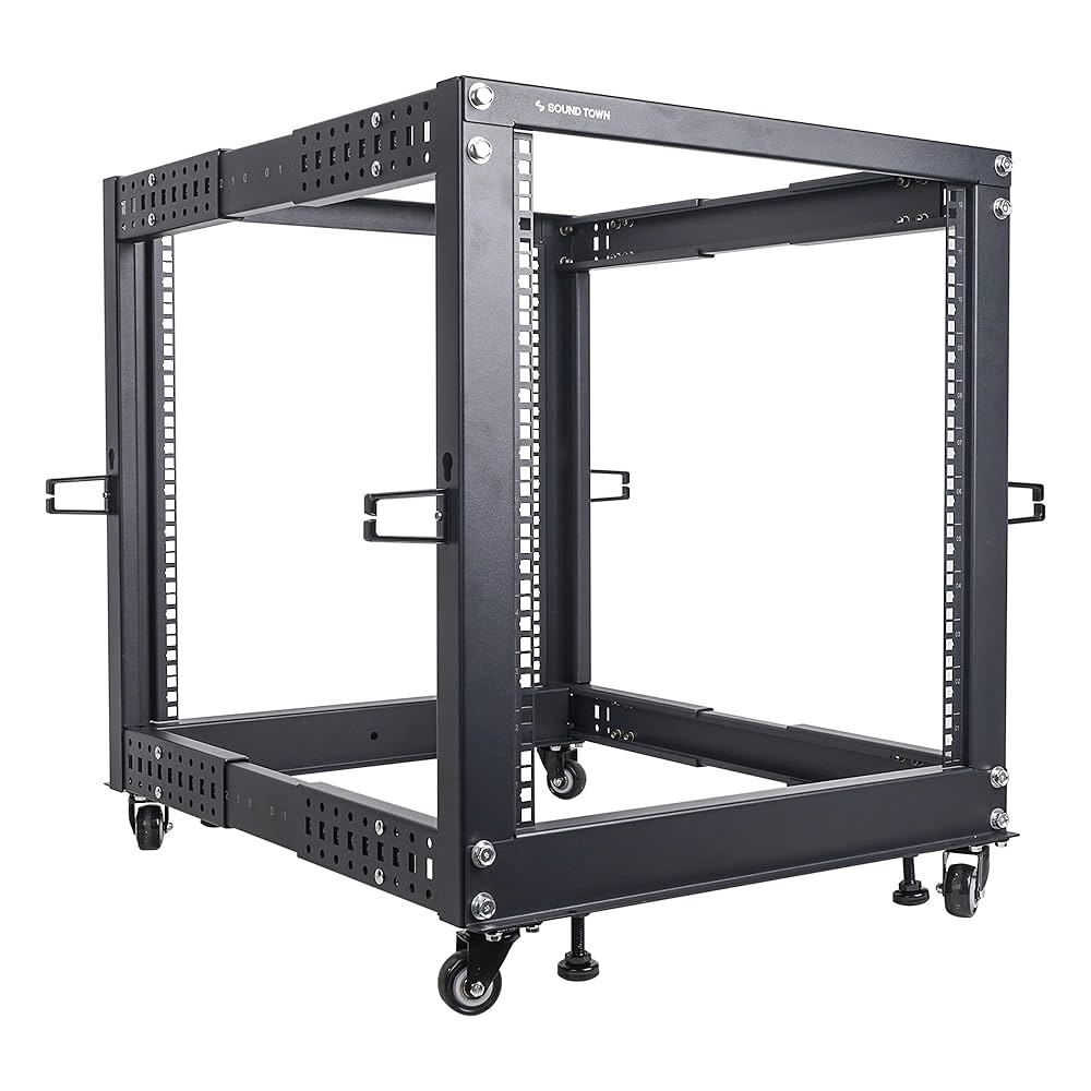 Amazon.com: Sound Town 4-Post 12U Open Frame Sever and