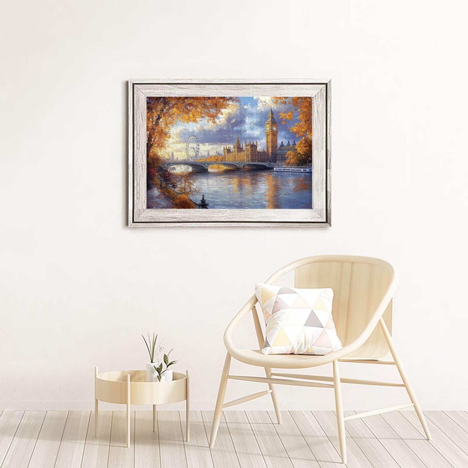 Puzzle 3000 Pezzi Autunno Puzzle Londra Grandi Dimensioni per Adulti Con Scatola di Imballaggio e Immagini di Riferimento, Giochi Rilassamento e Intelligence, Come Regalo per Amici e Amanti M-683