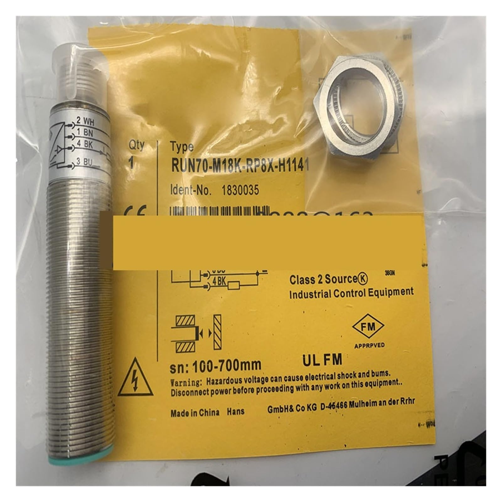 CXFCIHFT RU80D-M18M-LIU8X2-H1141 Sensor