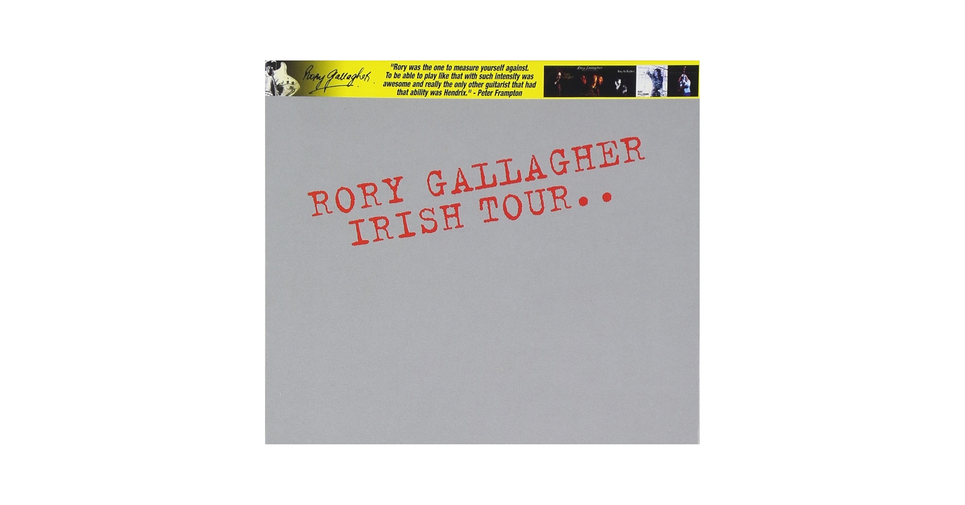 ロリー・ギャラガー　IRISH TOUR '74 CITY HALL ロリー・ギャラガー IRISH TOUR '74 CITY HALL GALLAGHER,RORY