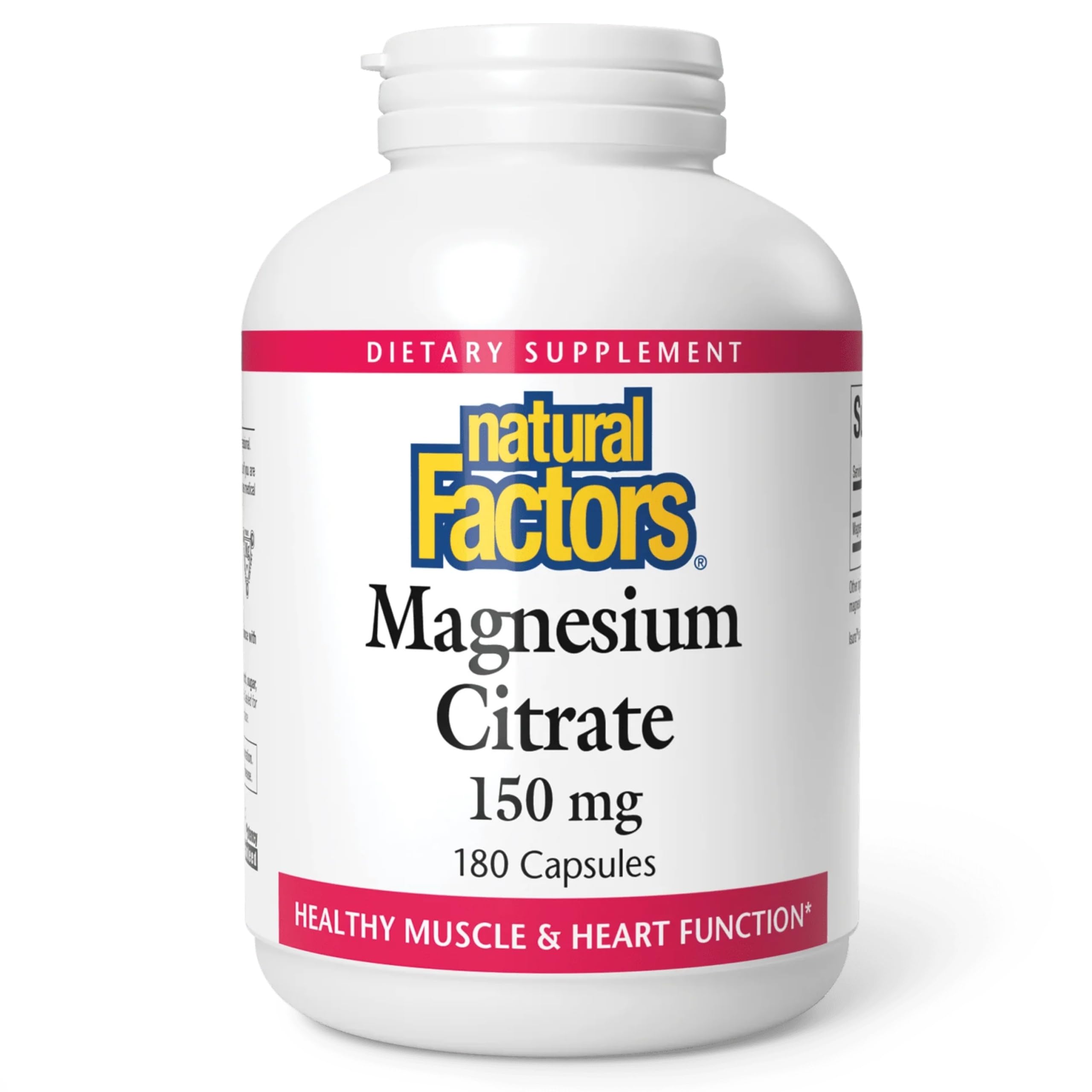 Magnesium Citrate 150 mg 180 Capsules