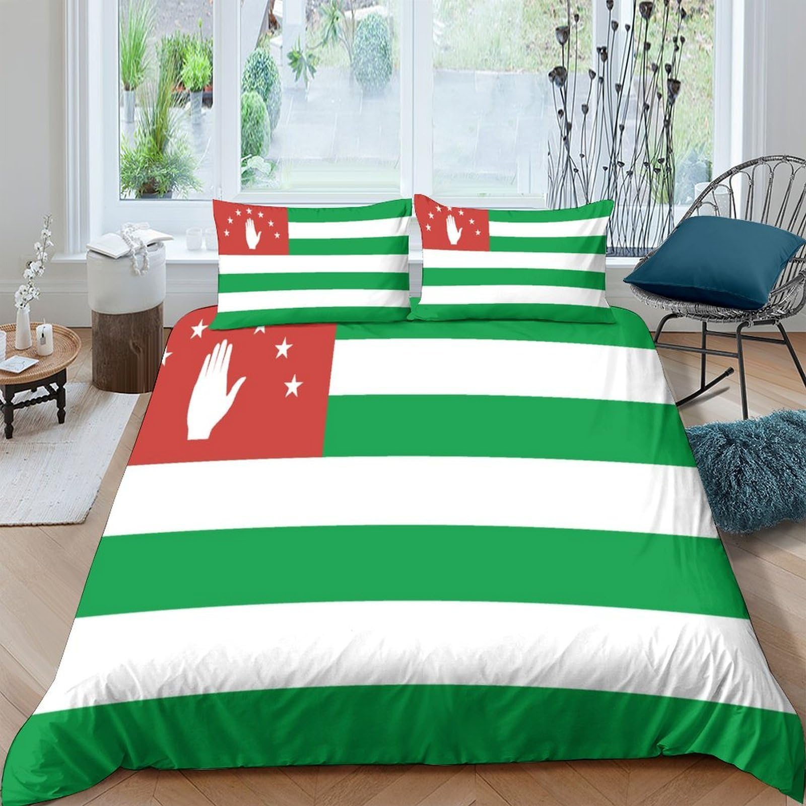 Parure de lit Abkhazie 3D pour transformer votre chambre en un espace moderne et chaleureux