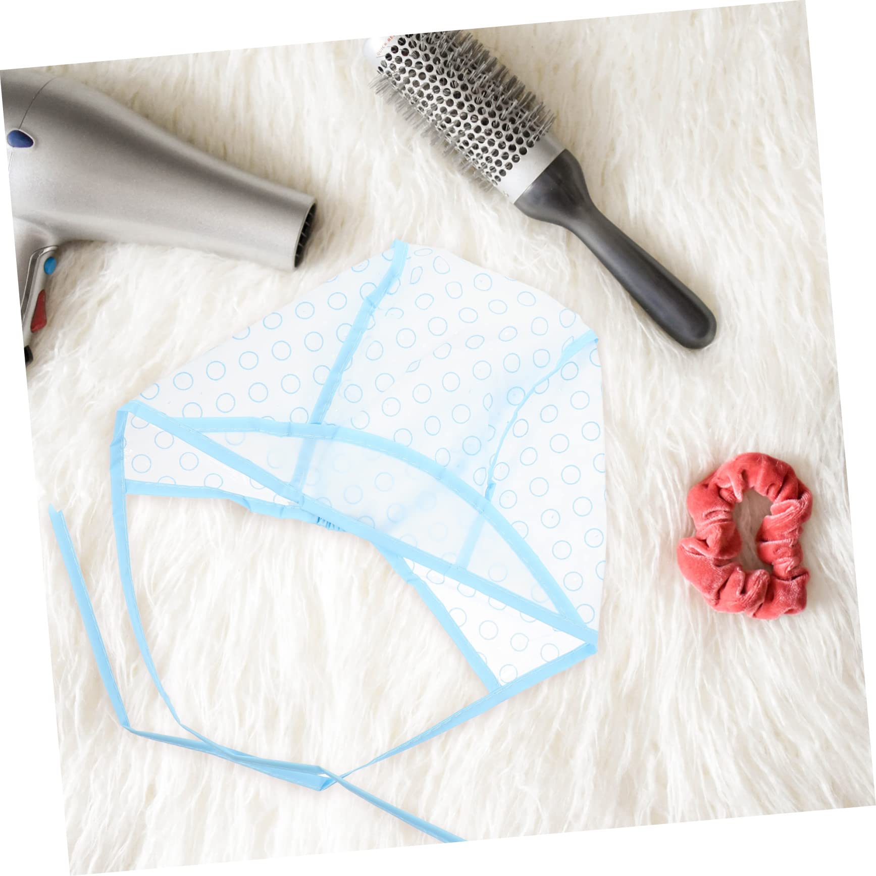 Beatifufu Hair Highlight Kit Cap Brush Tint Hair Dyeing Tool for Comfortable Fit Random Color