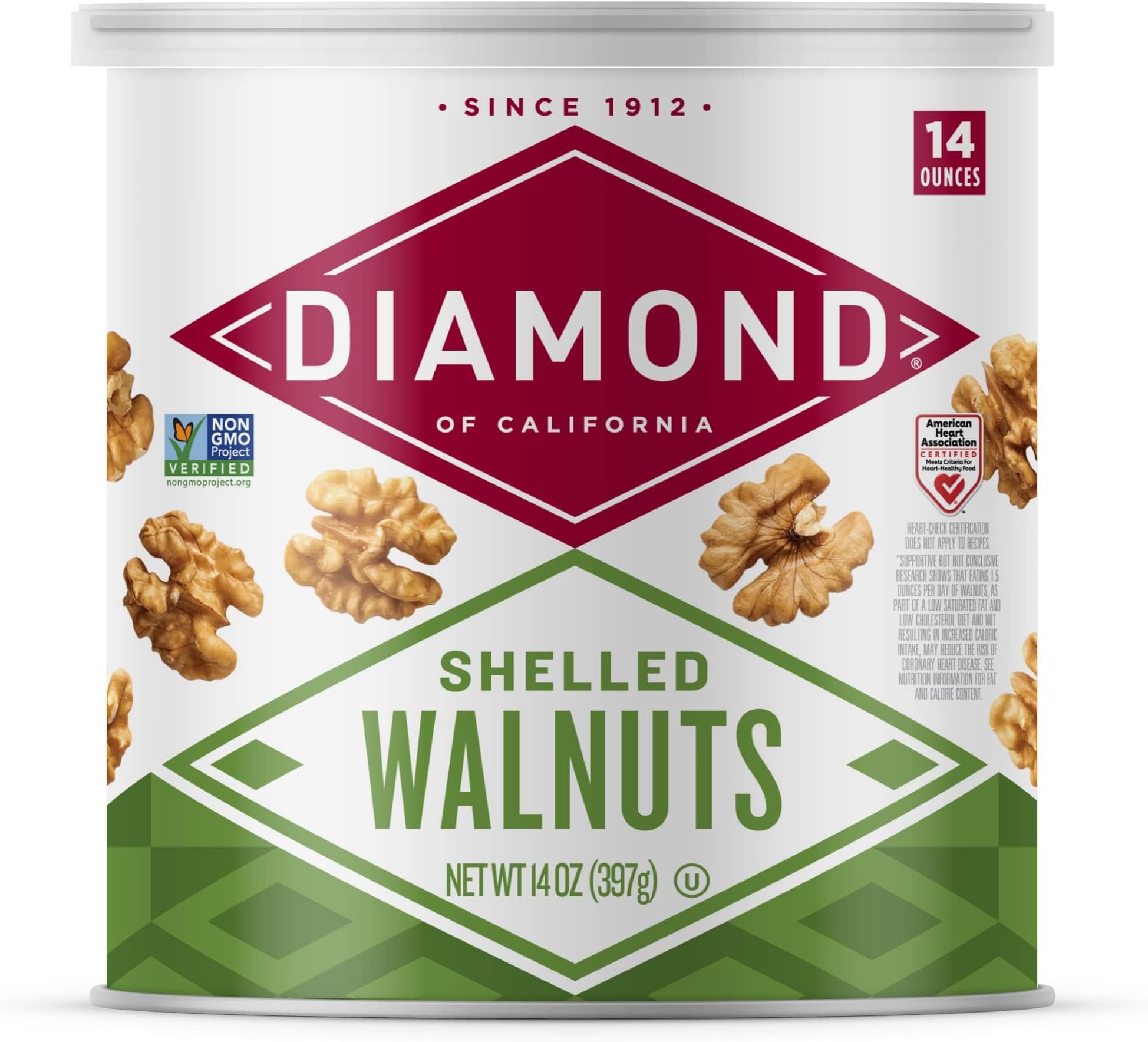 Diamond of CaliforniaShelled Walnuts 14 oz 1unit