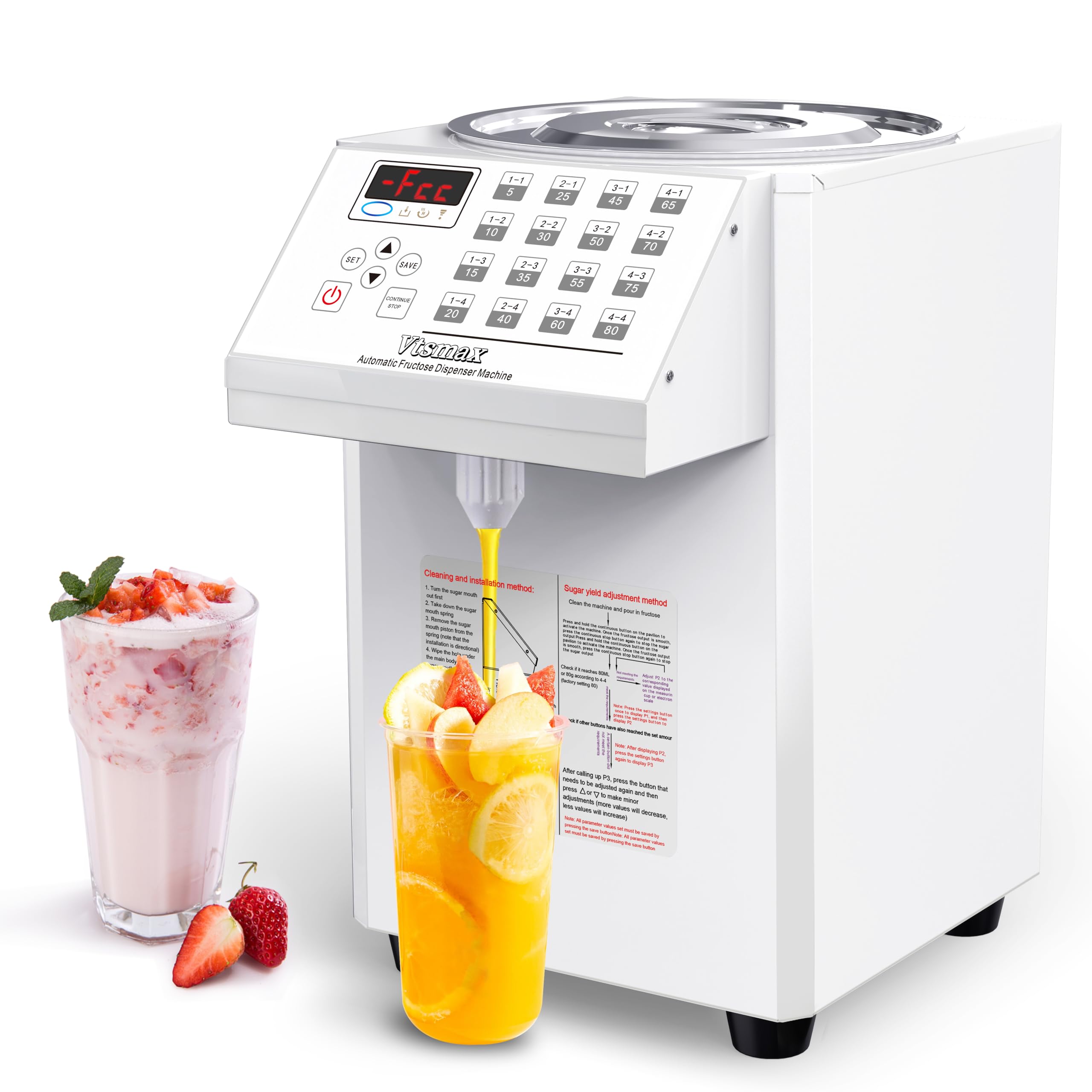 Amazon.com: Vtsmax Automatic Fructose Dispenser Machine for