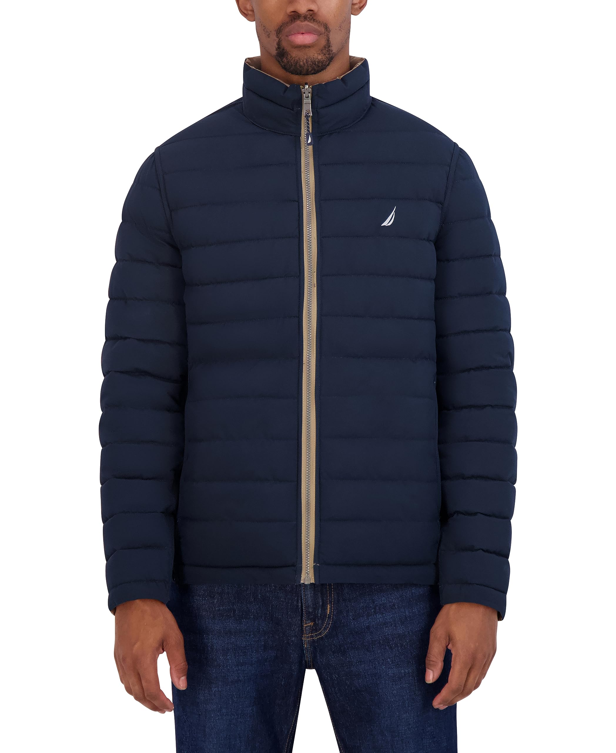 Men's Reversible Quilted Puffer Jacket