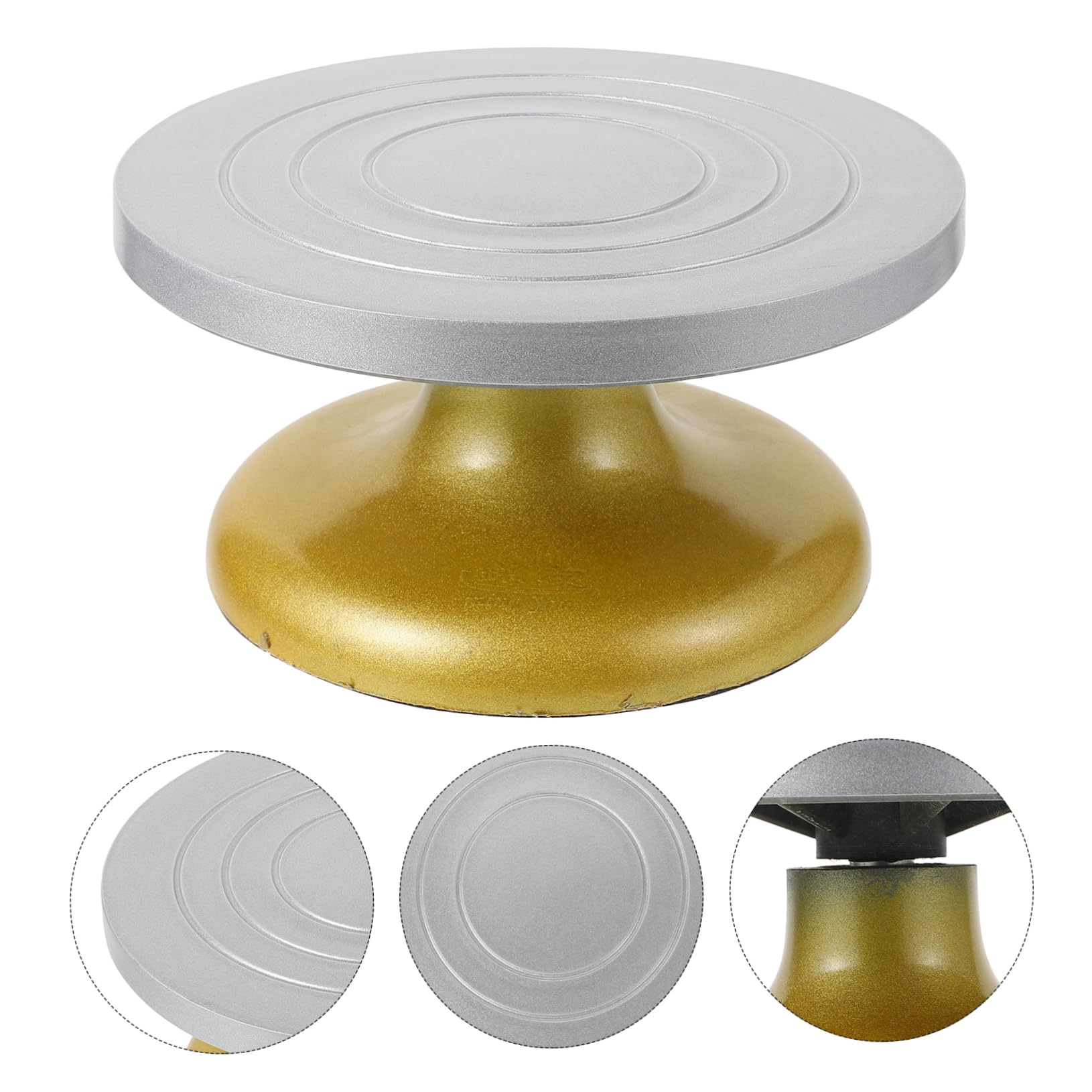 Cabilock 22 5 cm Dicker Kuchendekorations-drehteller-Set Rotierende Werkbank Für Backzubehör