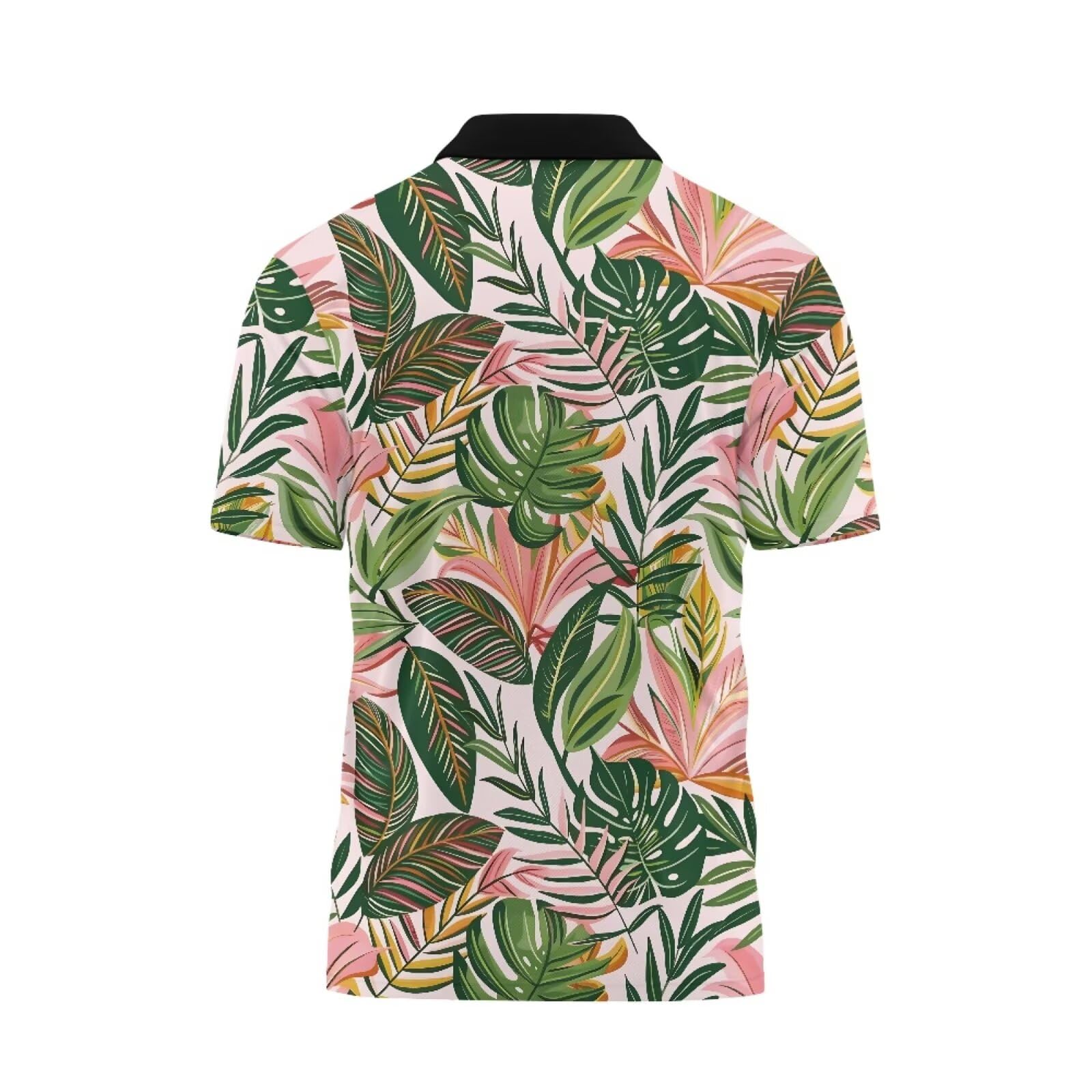 Herren-Poloshirt, Grafik, Golf-Shirt, lässiges T-Shirt, athletisches Oberteil, Reißverschluss, für Strand, Workout, Business