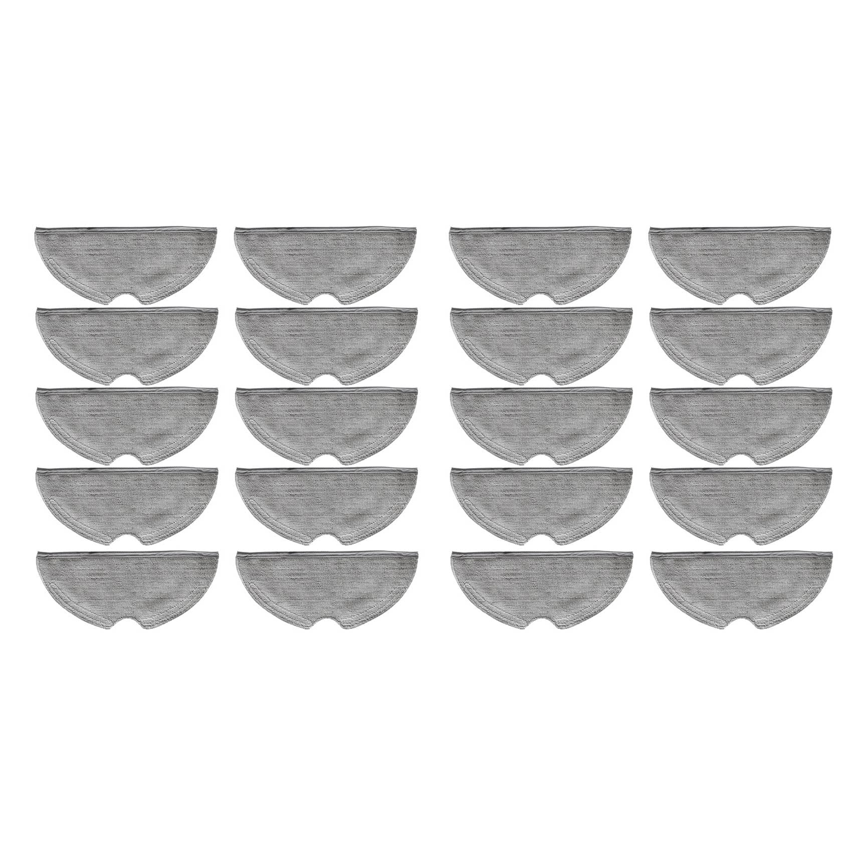 Hndhbfgrt 20Pcs Mop Cloth for D9 Robotic Vacuum Cleaner Accessories Parts Wipes Rag Dishcloth