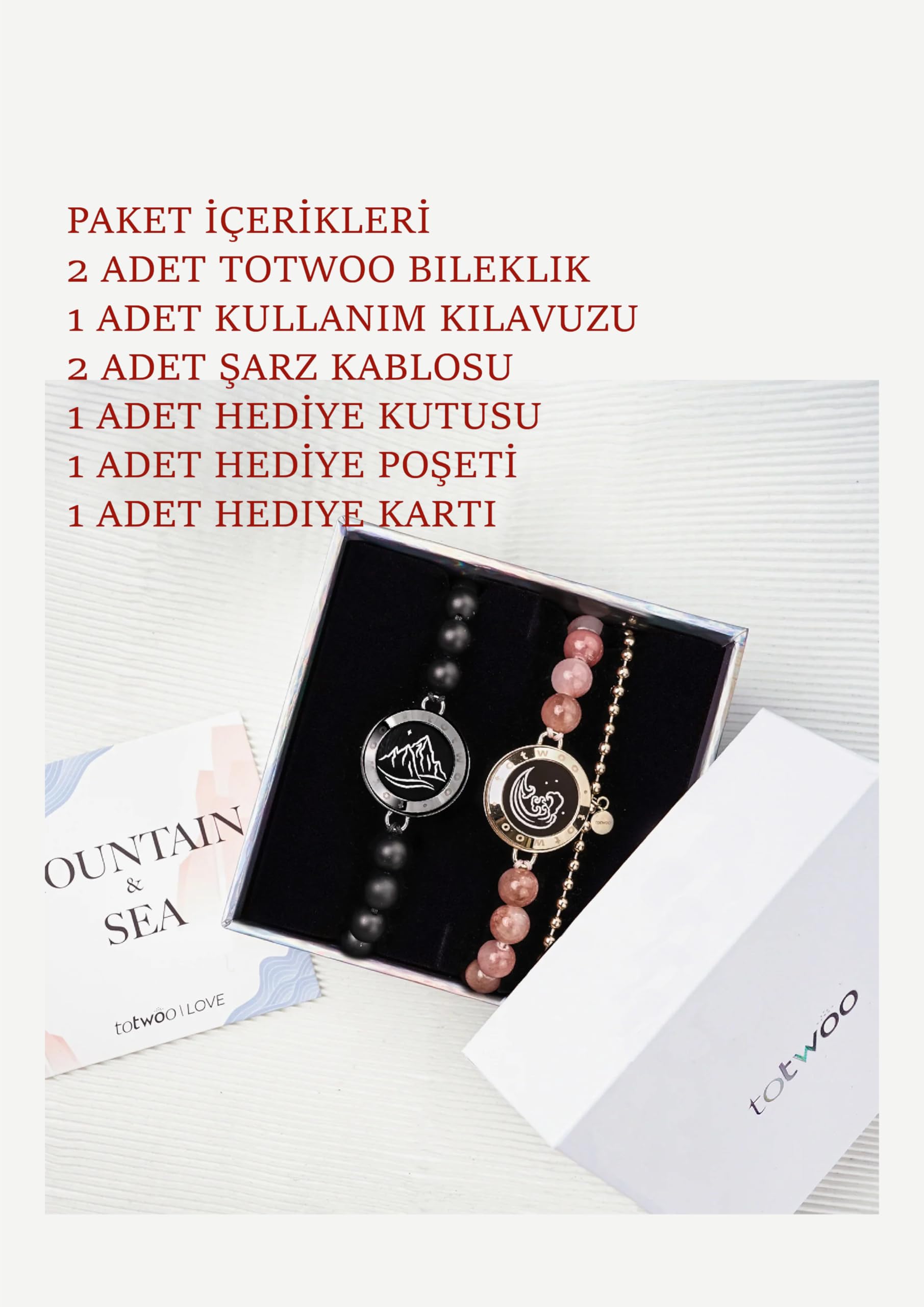 Mesafe Bilekliği - Akıllı Dokunmatik Sevgililer Bilekliği, Çiftler için bileklik, çift hediyesi, anneler günü, partner bileklikleri, uzun mesafeli ilişki bileklikler