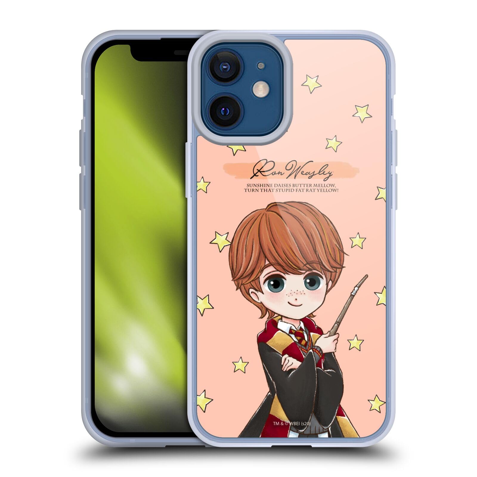 Head Case Designs Licenciado Oficialmente Harry Potter Patrón Luna Reliquias de la Muerte XXXVII Caso Funda de Gel Suave Compatible con Apple iPhone 12 / iPhone 12 Pro — view 34