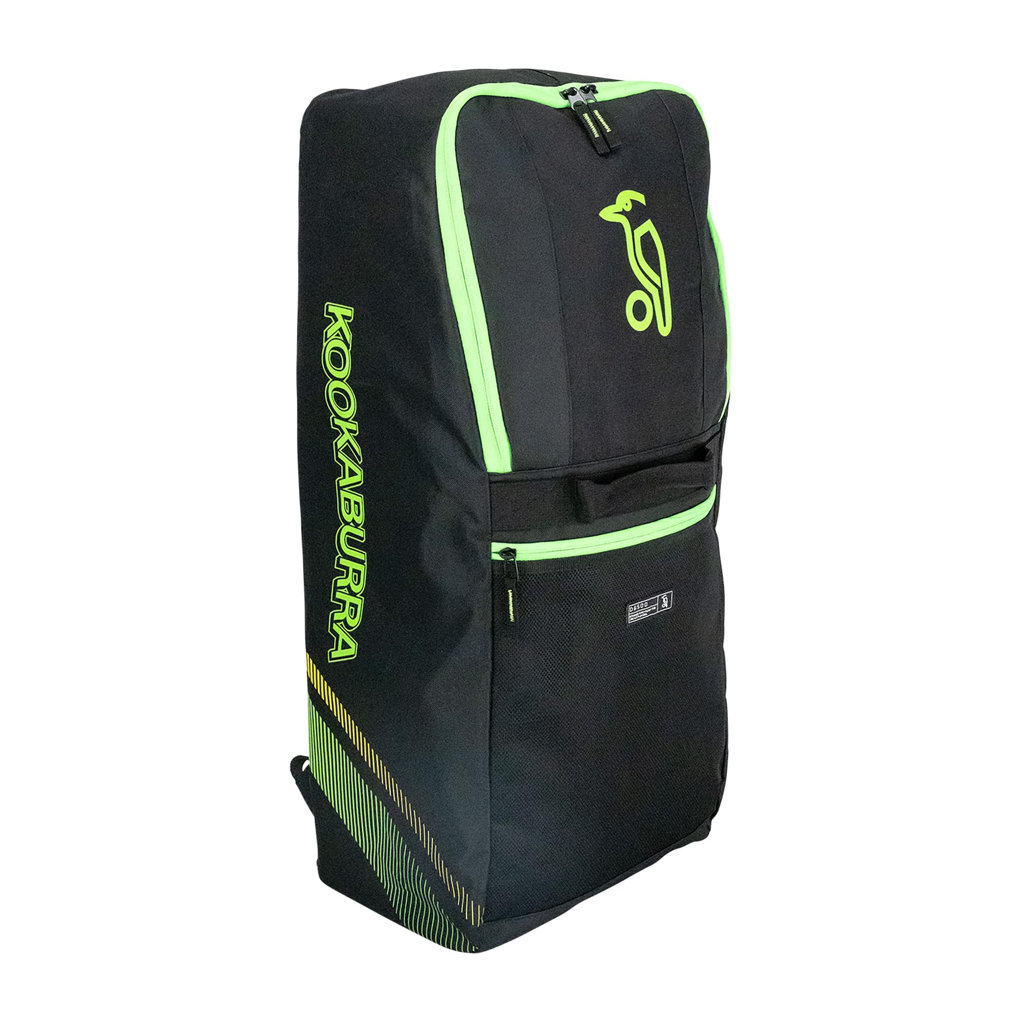 d6500 Duffle Cricket Bag - Black/Neon Green