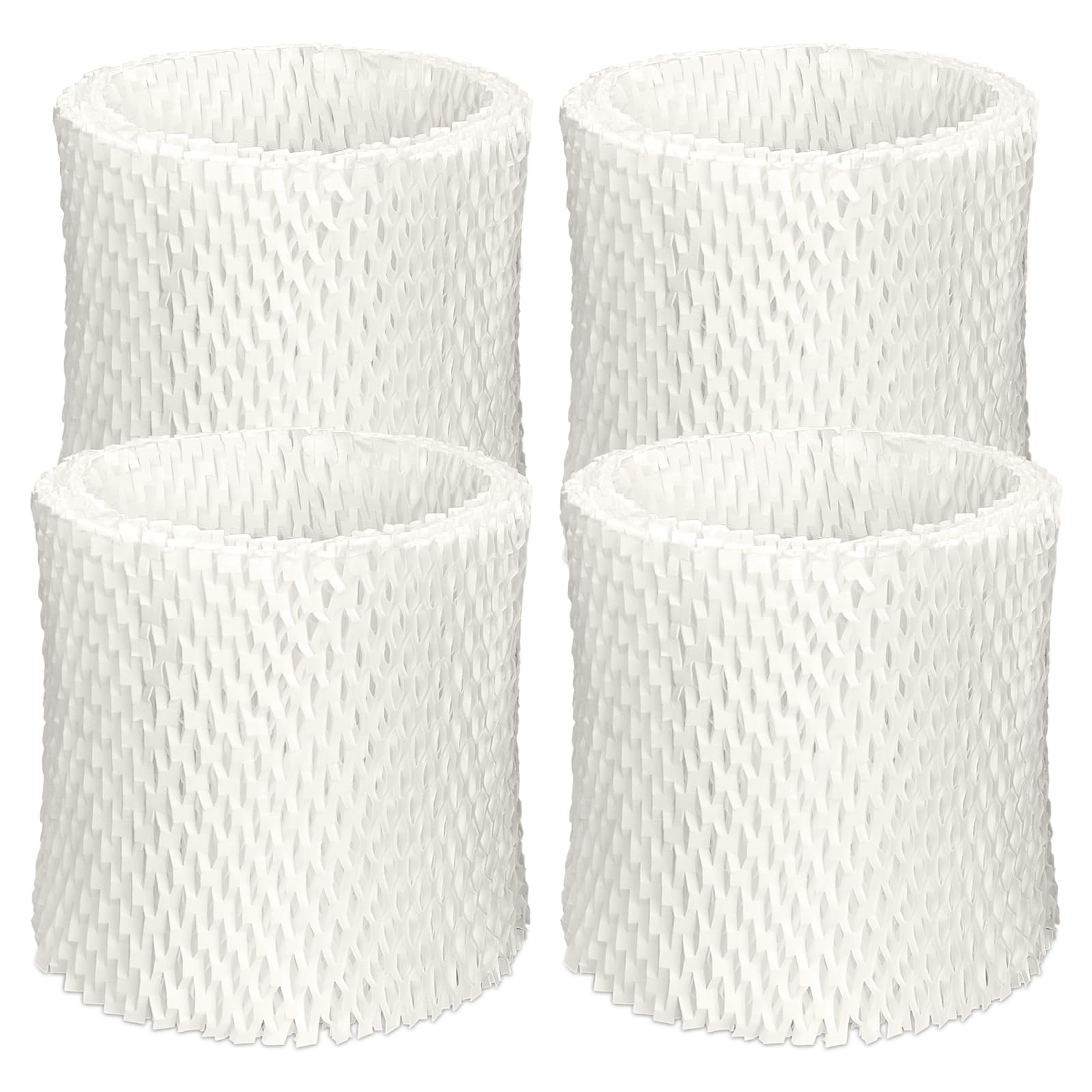 Keycci Canopy Humidifier Filter Replacement, Canopy Filter Compatible with Bedside &amp; Nursery Canopy Humidifiers, Wood Pulp &amp; Paper Honeycomb Filters(4pcs, White)
