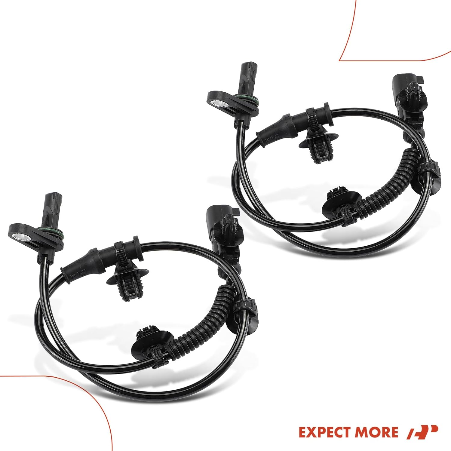 A-Premium ABS Wheel Speed Sensor Compatible with Ford Models - Ranger 2019 2020 2021 2022 2023 - Rear Driver and Passenger Side, 2-PC Set, Replace# KB3Z2C190A