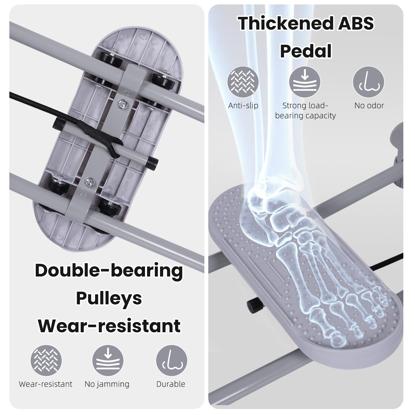 Simulateur De Ski, Entraîneur De Cuisses, Réglable Appareil Pliable pour Jambes, Plancher Pelvien pour Femmes, Appareil De Perte De Poids pour Abdomen, Jambes, Fessiers, Fitness À Domicile