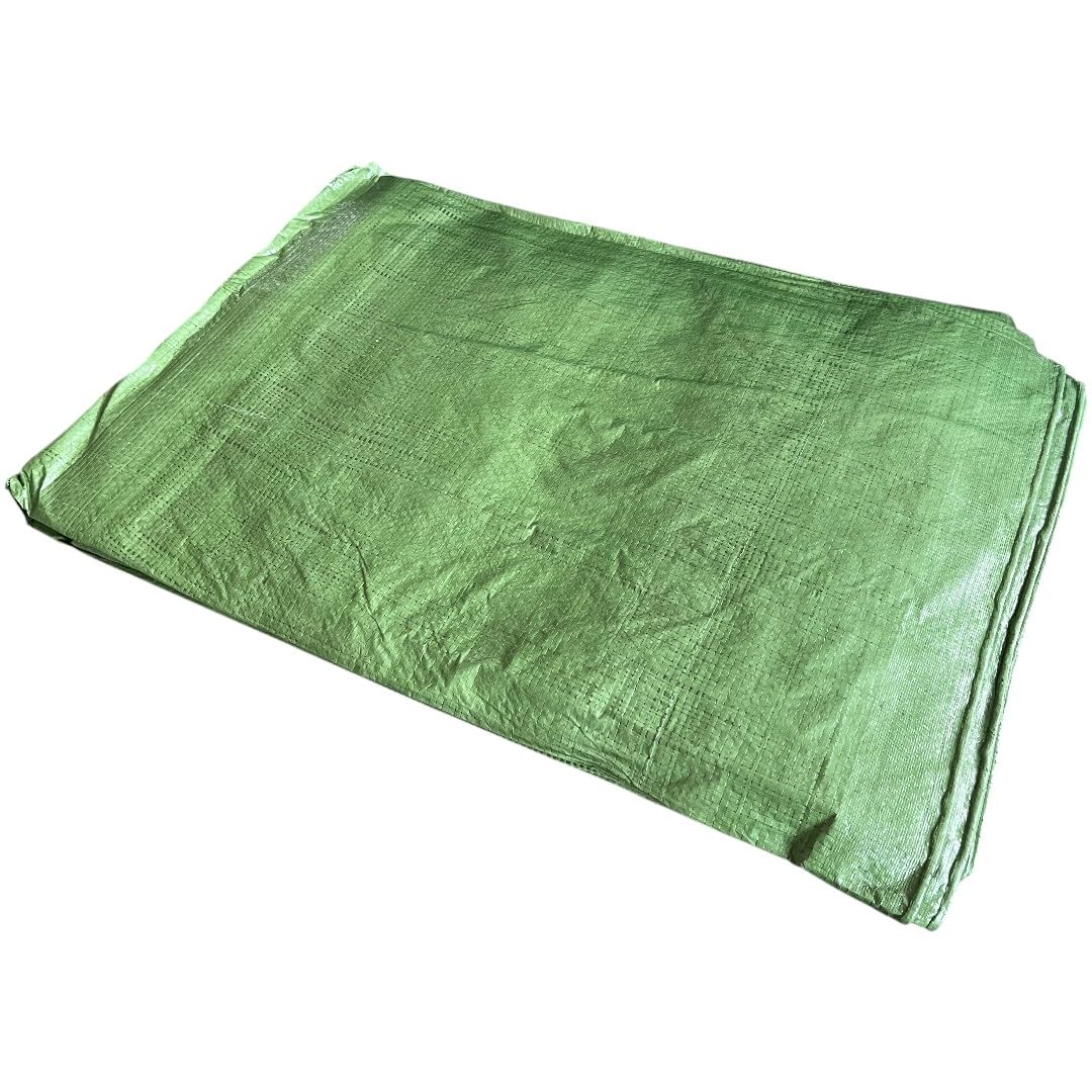 Forest Master Tarpaulin 2.4m x 2.4m (8ft x 8ft) – Waterproof, UV & Wind-Resistant, Lightweight and Durable Cover with Reinforced Edges and Rust-Proof Grommets
