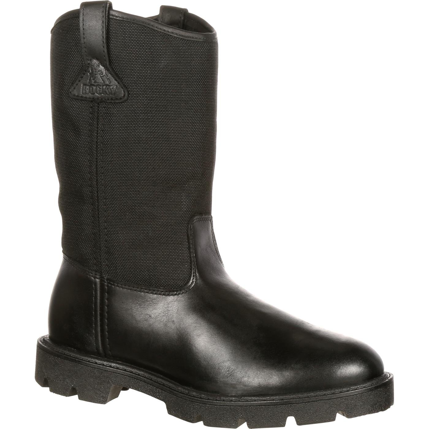 Warden Pull-On Wellington Public Service Boot