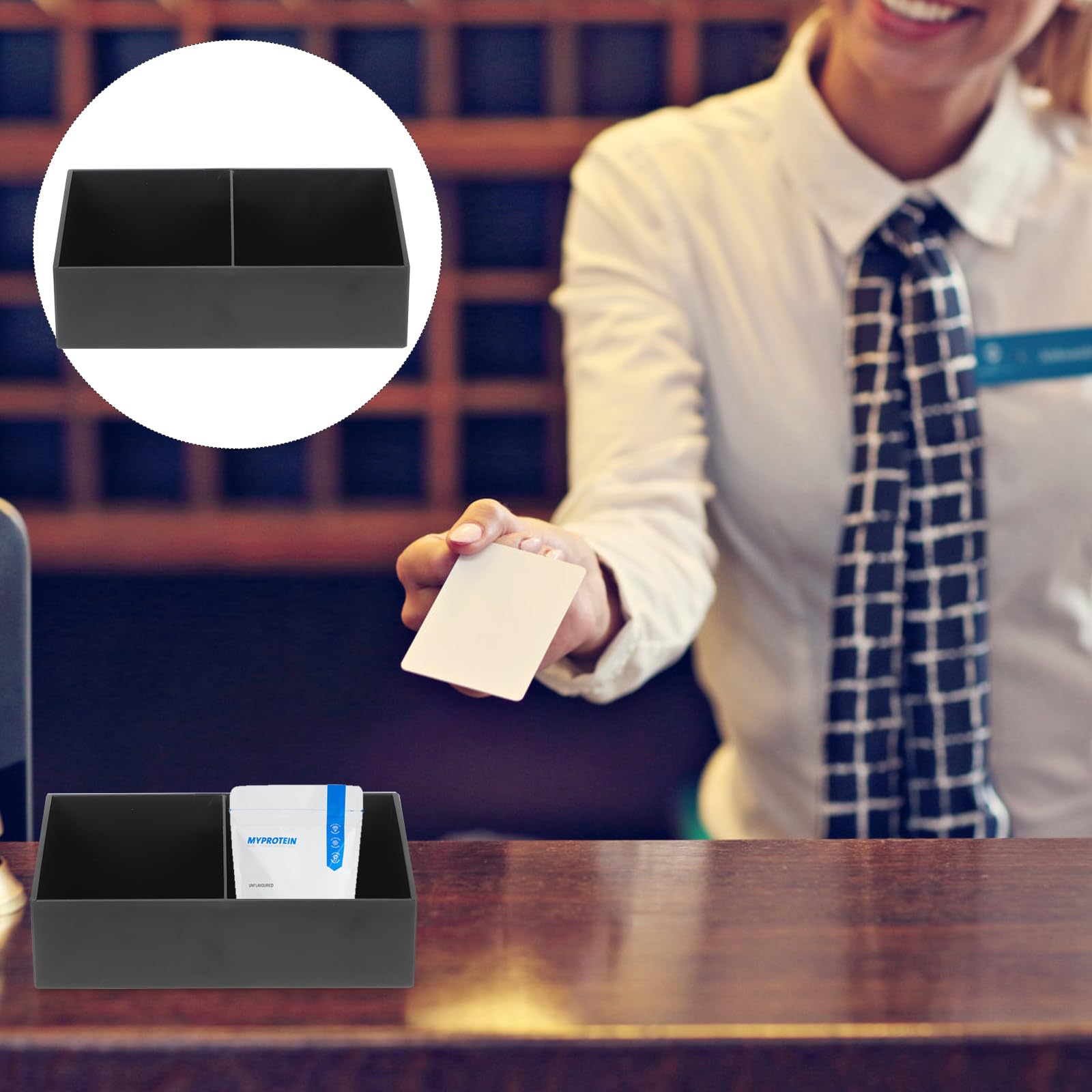 ITI Tea Square Silver Can w/Window - up to 3 oz Capacity