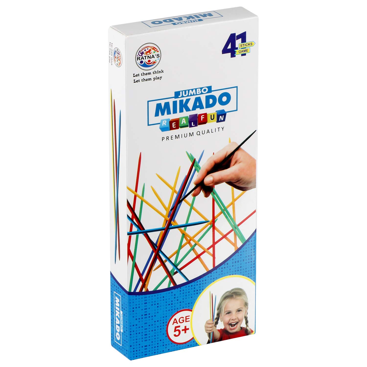 Ratna's Mikado Sticks Jumbo for Kids to Develop Concentration and Attention Span Building