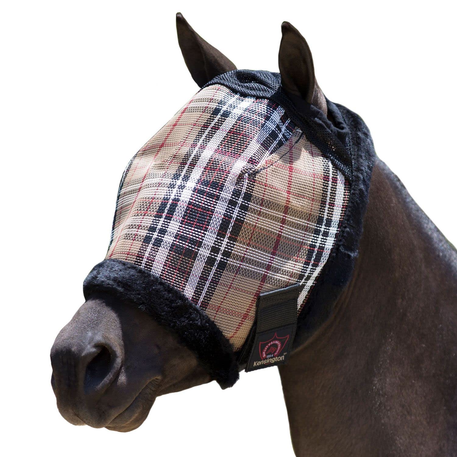 Harry's Horse Masque Anti-Mouches SkinFit avec Oreilles Noir