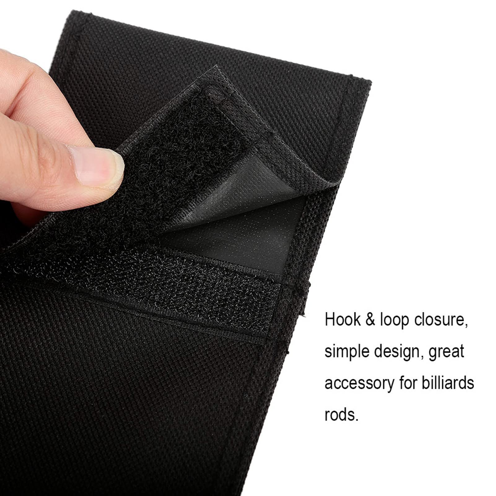 Joyzan Sac de rangement pour queue de billard - Léger et portable - Sangle réglable - En nylon noir - Protection contre la poussière, la saleté et les rayures