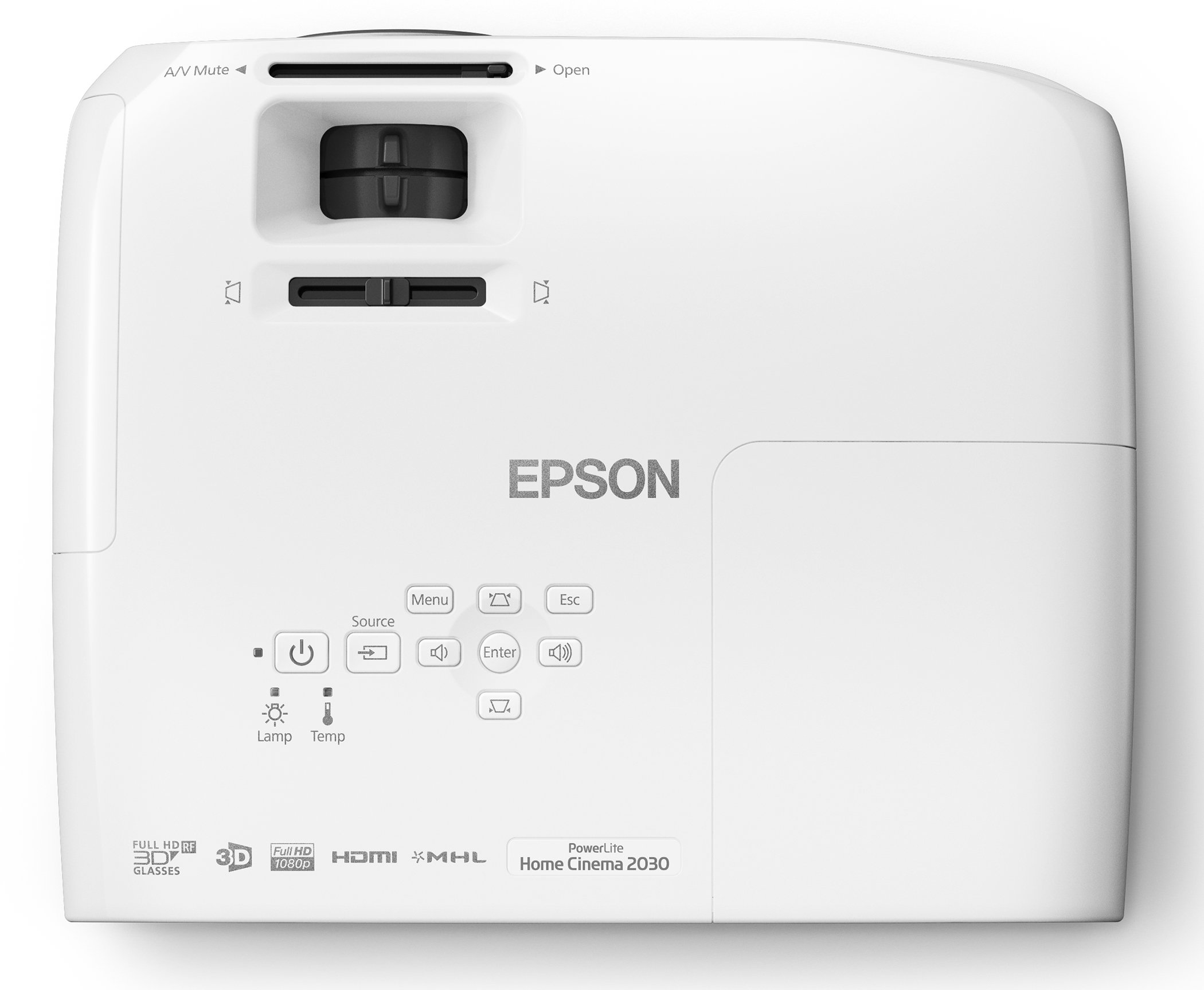 Amazon.com: Epson Powerlite HC2030 Home Cinema 2030 2D/3D 1080p