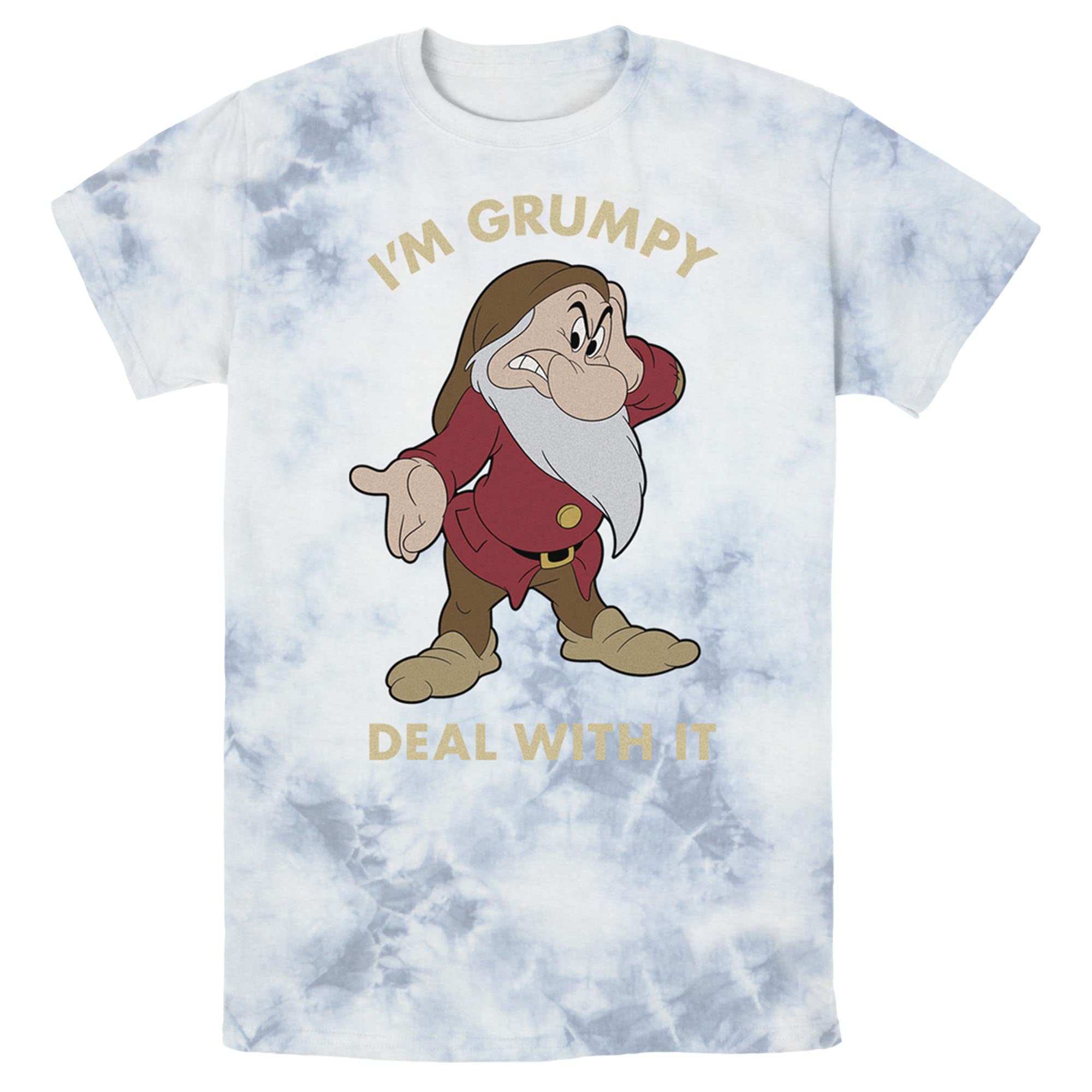 Disney Princess Grumpy Deal Young Men's Short Sleeve Tee Shirt