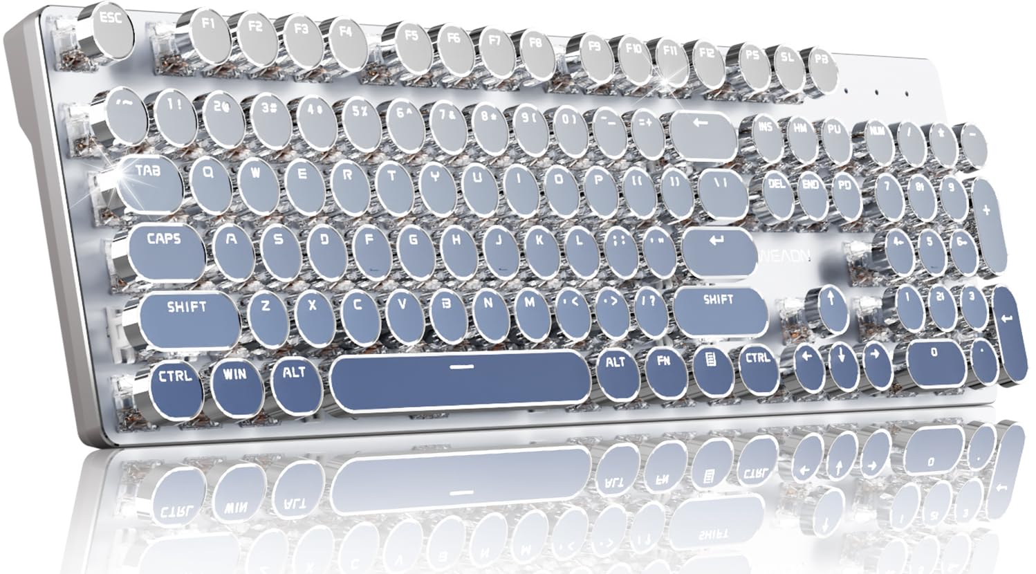 eweadn tk950 typewriter keyboard wireless mechanical keyboard