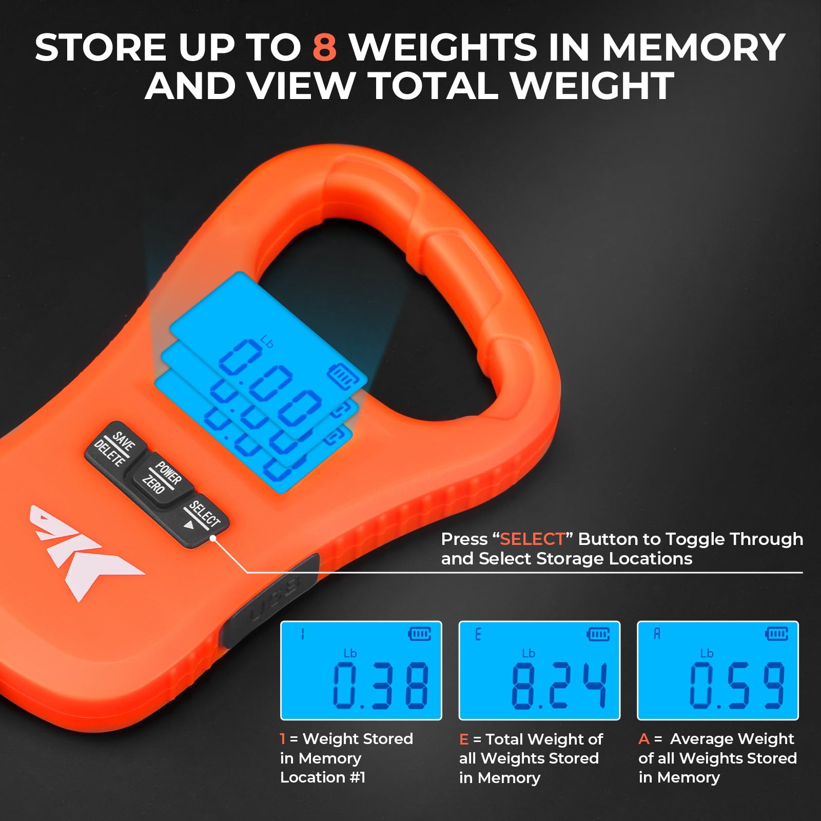 KastKing ToughTide USB Fishing Scale -8