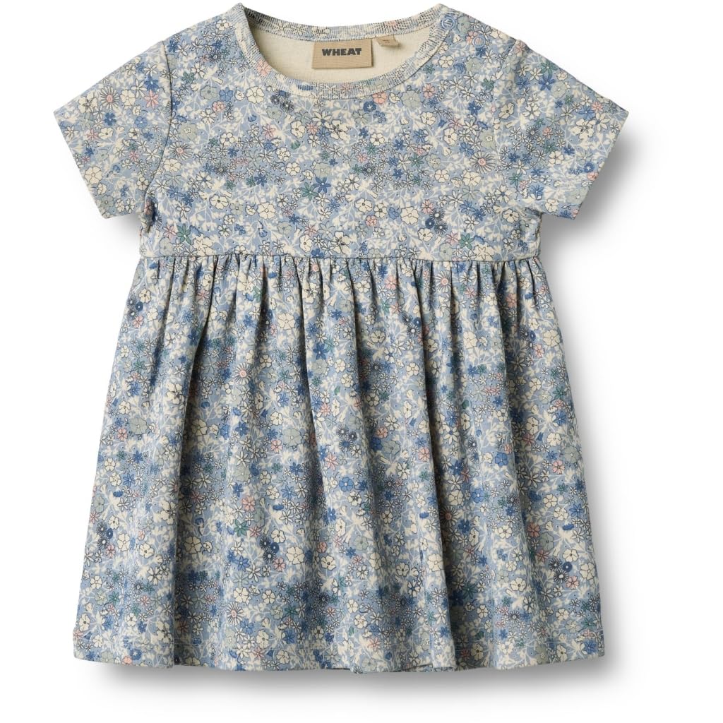 Wheat Sukienka do zabawy Dziewczynki Wheat Mädchen Jersey Kleid Sommerkleid S/S Nova Gots Zertifiziert