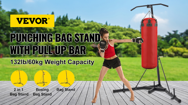 Vevor Punching Stand VEVOR In Stand, Steel Heavy Duty Workout