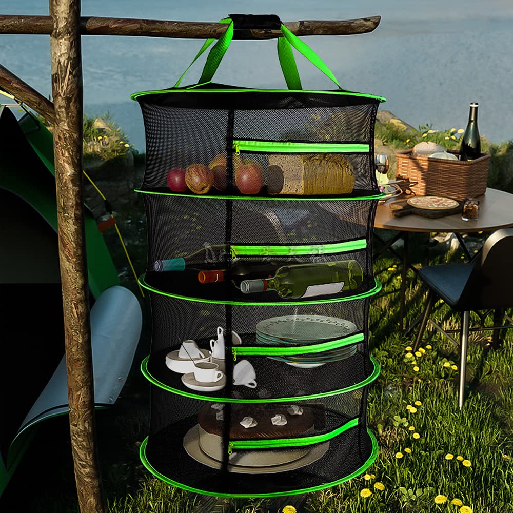 Rete Per Asciugare Le Erbe, Pieghevole E Sospesa, A 3 Strati, Per - Foto 10