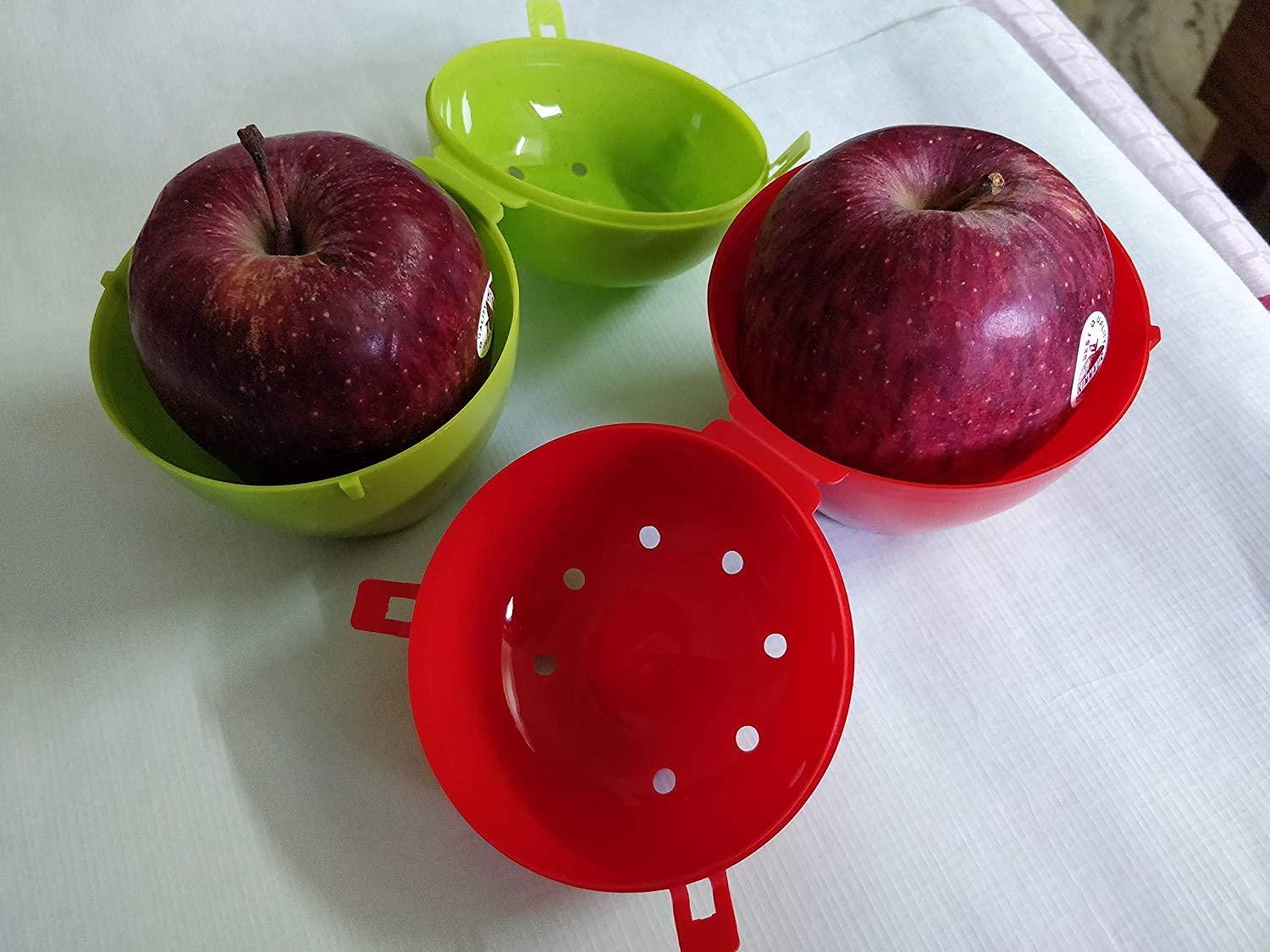 Magic Providers 1 Apple Box Storage Case Cover | For Kids School, Picnic | For Travel, Office | Multicolor Apple Cover Case | Especially For Navratri Kanjak Purposes | Kanjak Box 3