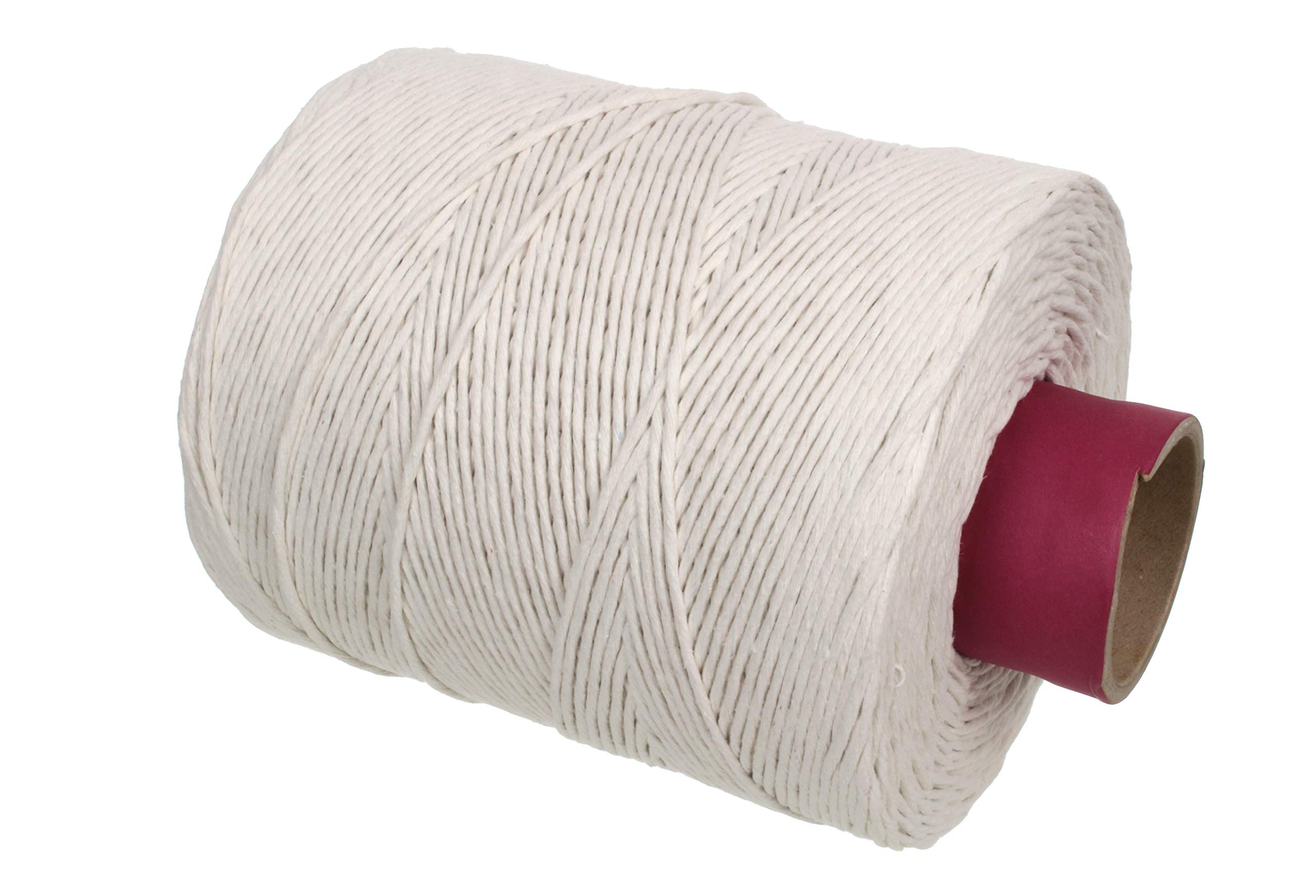 NAJDER Makramee-Schnur DIY Naturgarn Baumwolle natürliche Farbe Makramee-Seil Baumwollschnur Baumwollgarn Schnur Schnur Schnur für DIY Wandpflanze Kleiderbügel Handwerk (Natürliche, 3 mm - 1000 m)