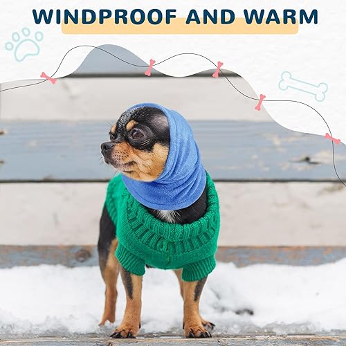 Miniatura 4 de 3 fundas para orejas de perro para baño, orejeras de perro, protección contra el ruido, envoltura gruesa para la cabeza de perro, 3 tamaños, orejas