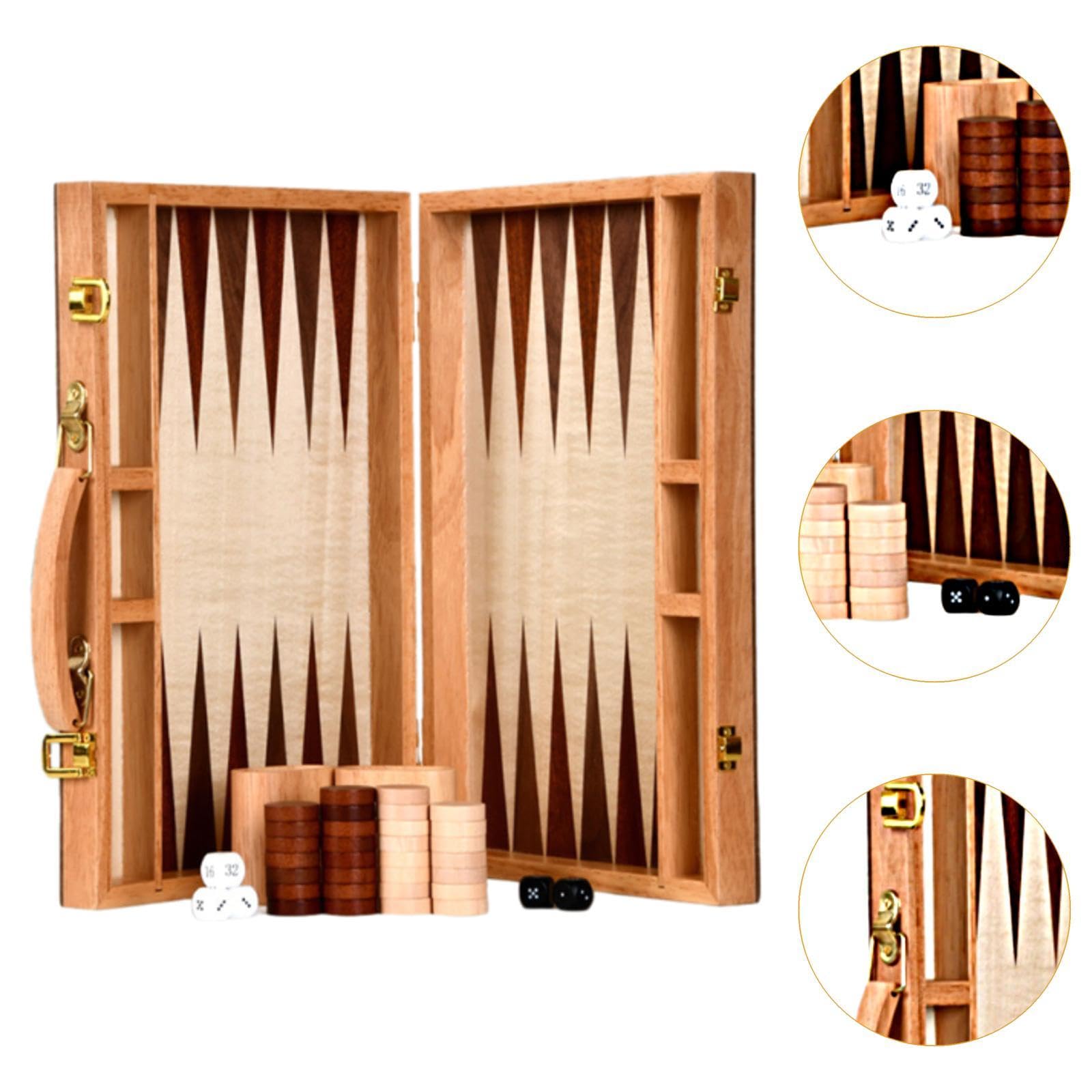 Juego de Backgammon de Viaje, Juego de Mesa, Plegable, Portátil, Juguete, Tablero de Juego