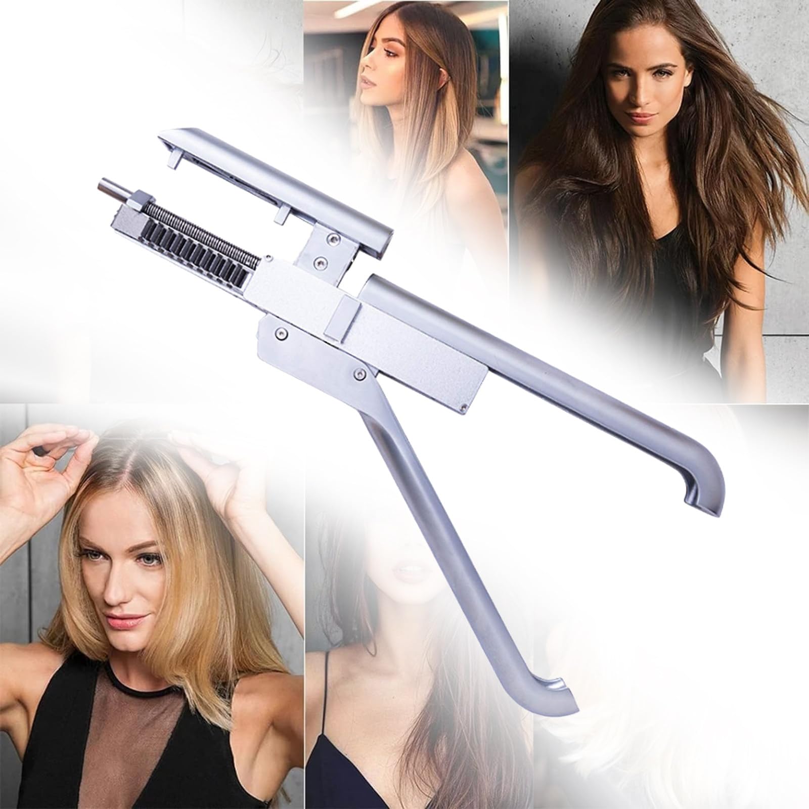 Amazon.com: NYMFEA 6d Hair Extensions Machine Kit,with Pliers,10
