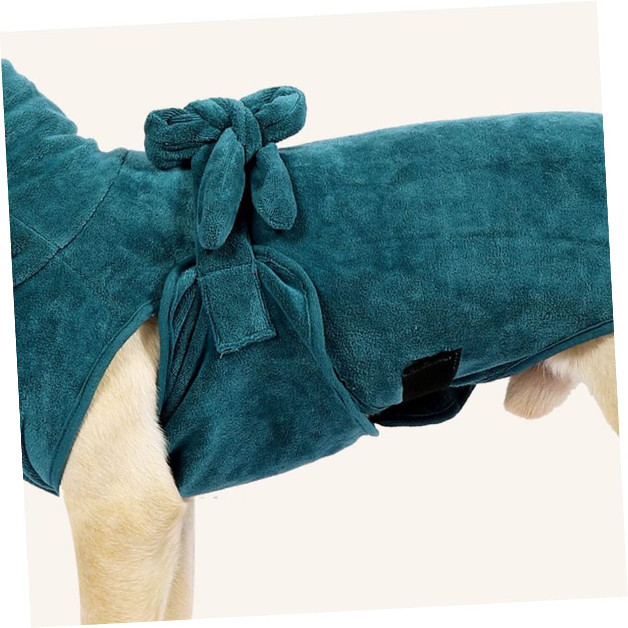 Didiseaon Peignoir Vert Chien Séchage Fibre Rapide Absorbante