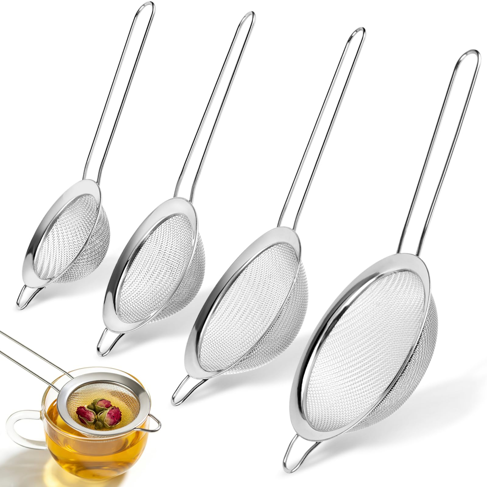 Photo 1 of Ninsula 4-Piece Fine Mesh Strainer Set