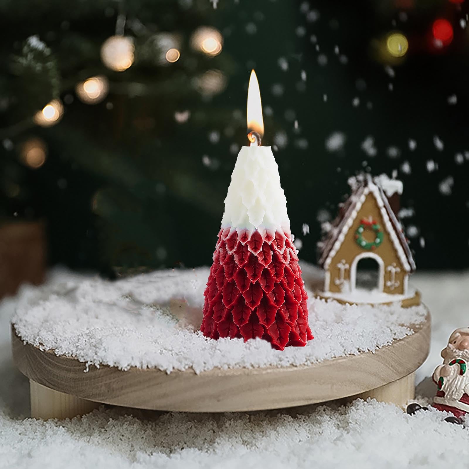 Christmas Trees Sale Clearance Christmas Tree Aromatic Candle Wholesale Birthday Gift Small Gift Christmas Candle Set for Home Door Windows Xmas Party Decoration