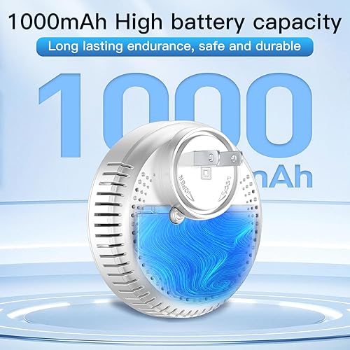 Miniatura 2 de Anillo 4 en 1 enchufable detectores de humo y monóxido de carbono combinación de batería de reserva integrada de 1000 mAh Plug & Play y Audible 85dB